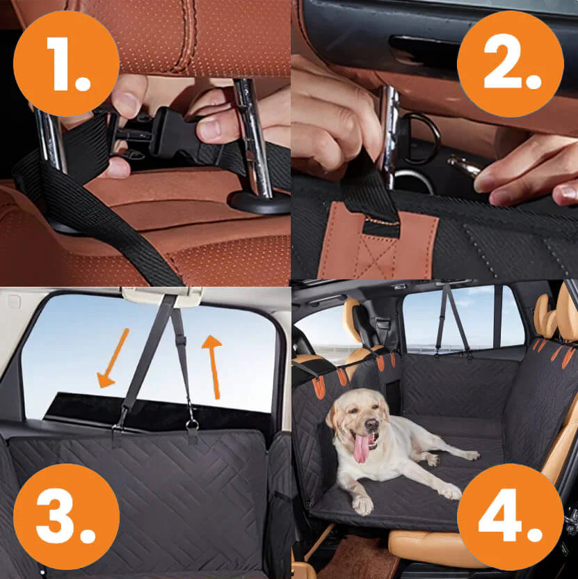 Hard Bottom Dog Car Seat Protector