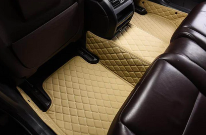 Beige Custom Car Floor Mats