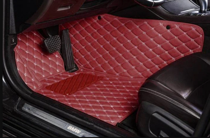 Wine Red Custom Car Floor Mats