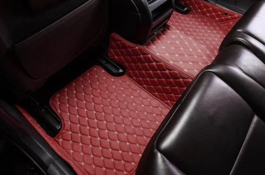 Wine Red Custom Car Floor Mats