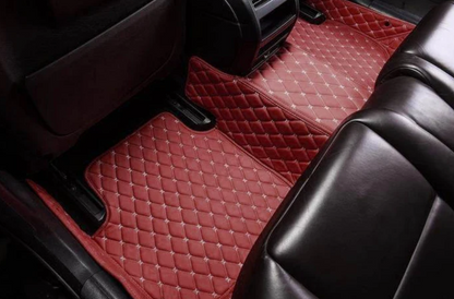 Wine Red Custom Car Floor Mats
