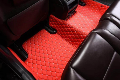 Red Custom Car Floor Mats
