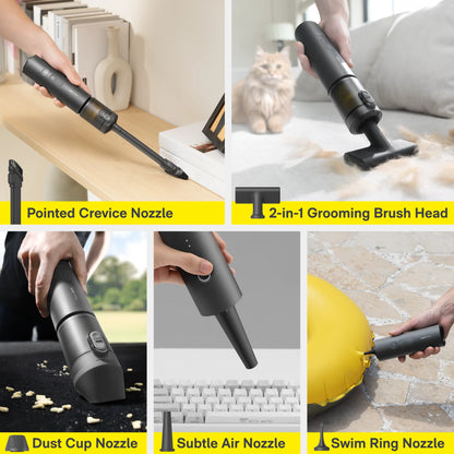 Compressed Air Capsule “car vacuum cleaner”