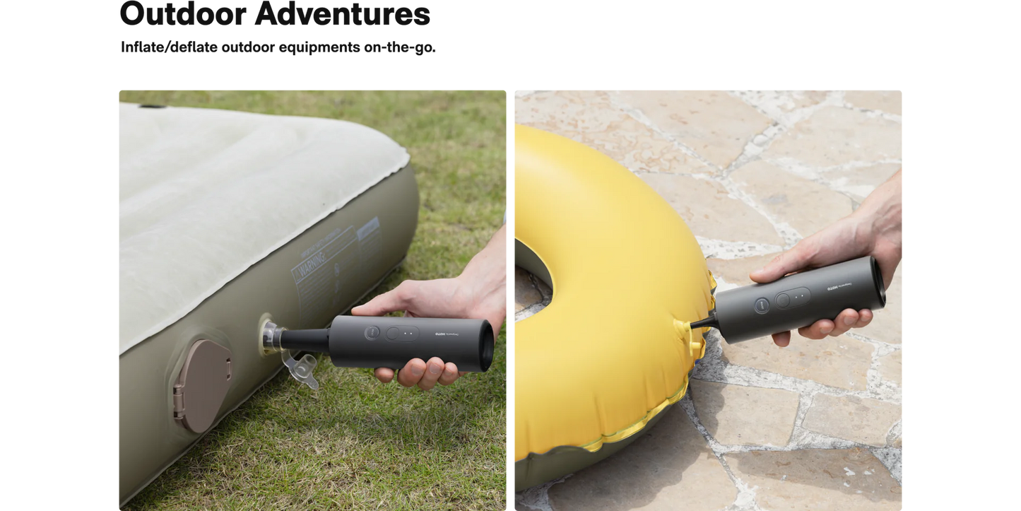 Compressed Air Capsule “car vacuum cleaner”