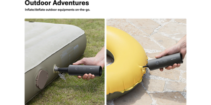 Compressed Air Capsule “car vacuum cleaner”