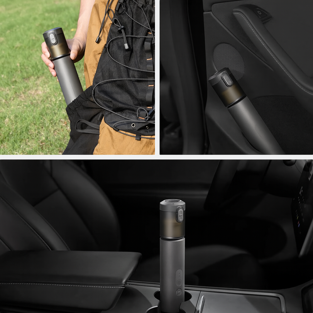 Compressed Air Capsule “car vacuum cleaner”